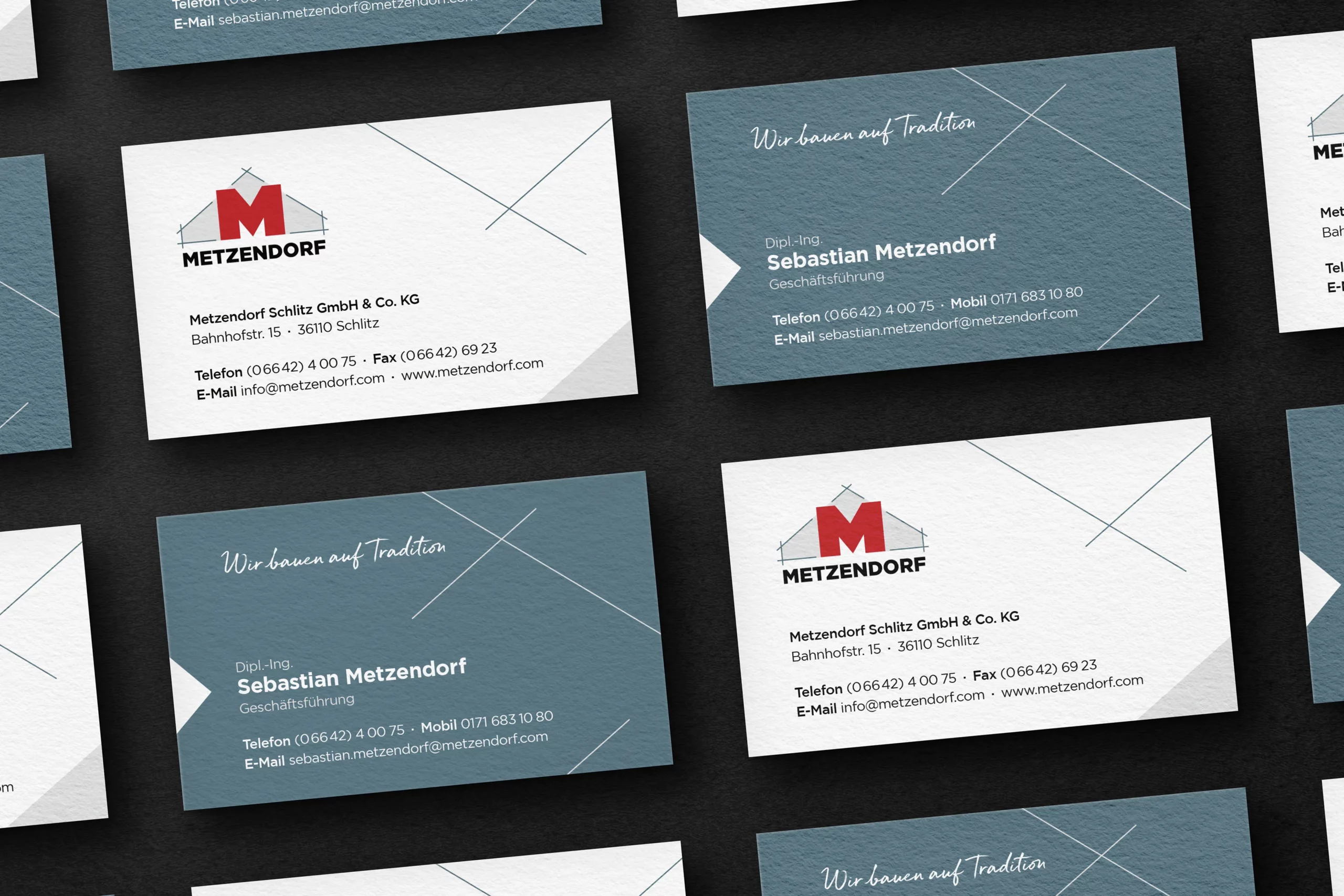 Visitenkarten Design Metzendorf